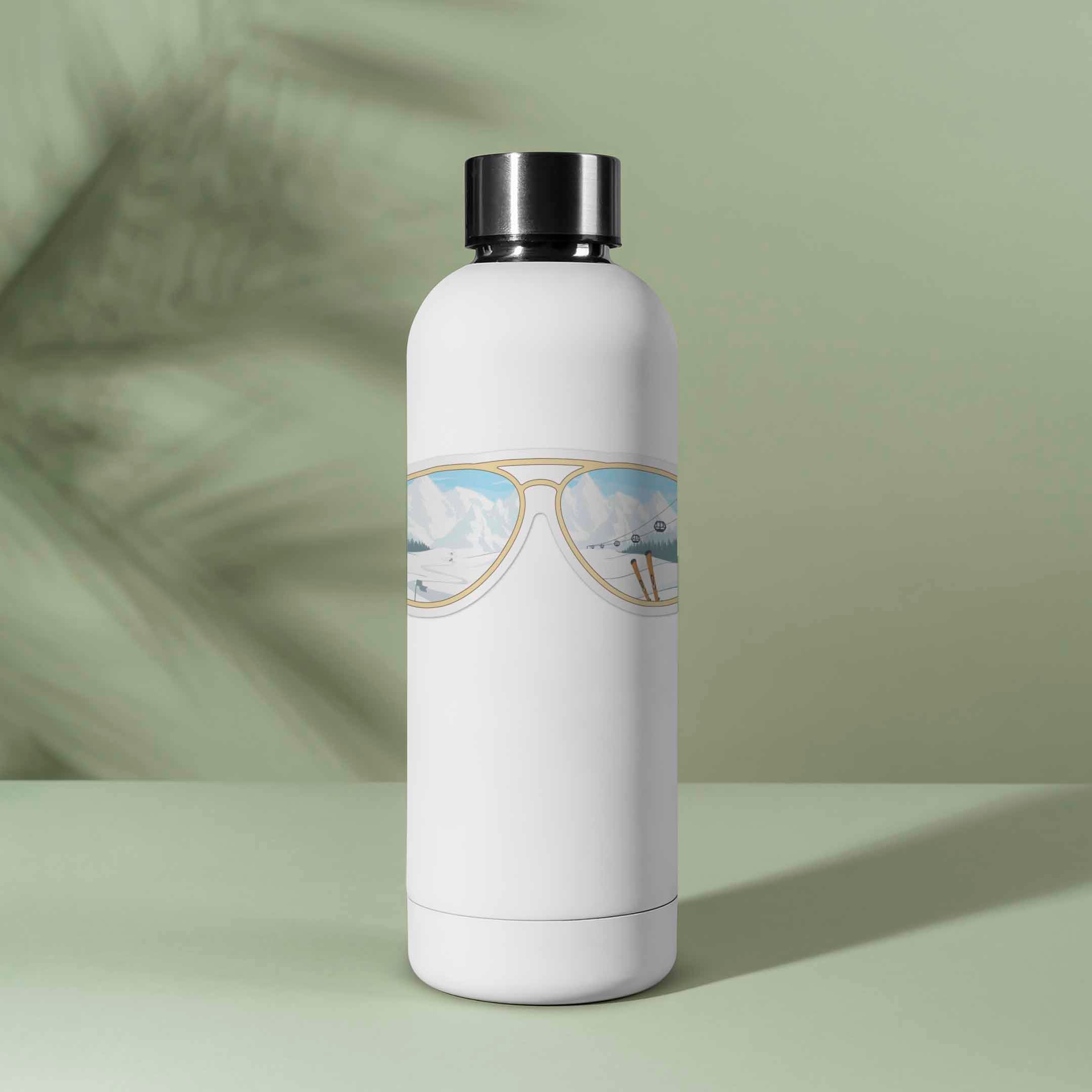 Sunglasses Skiing Sticker