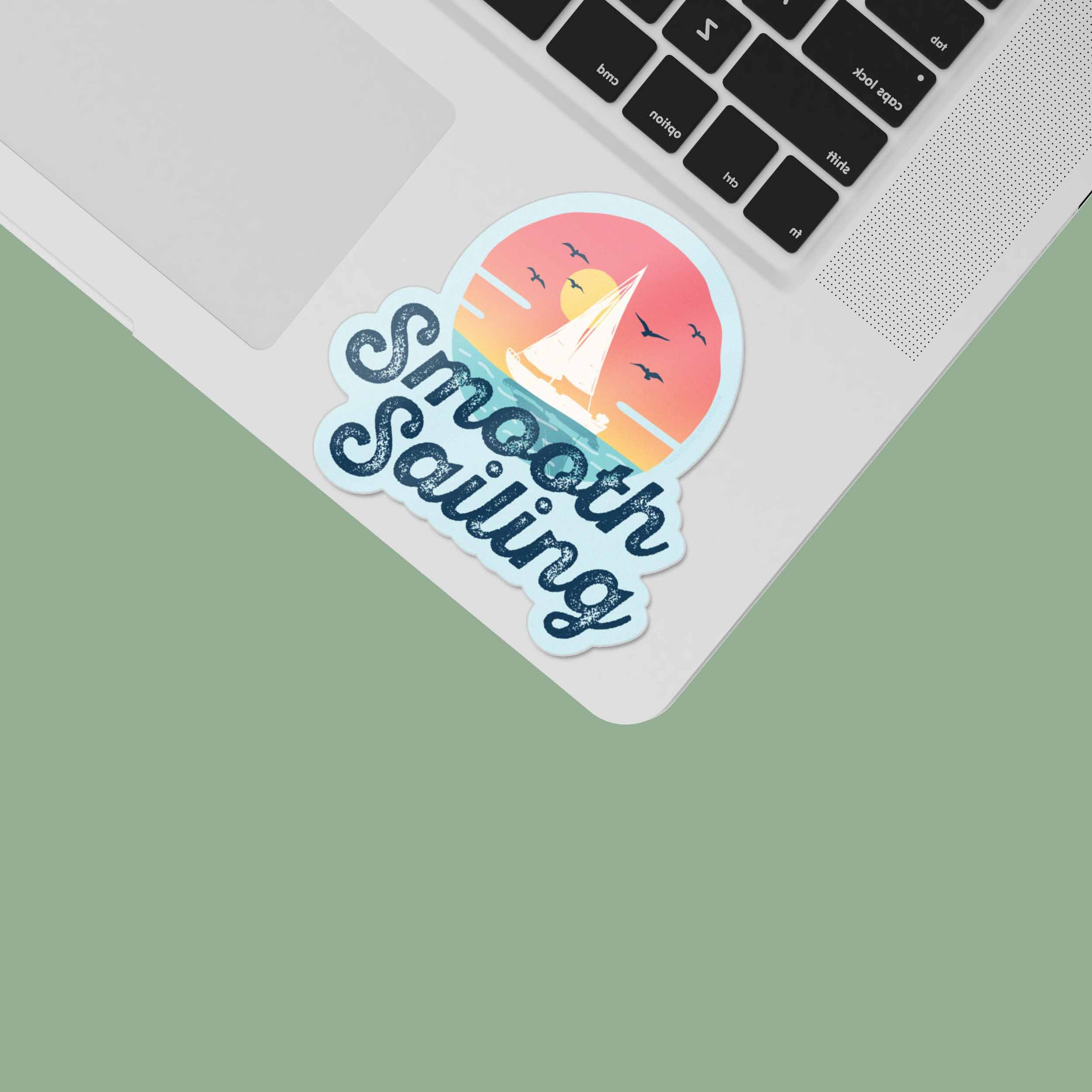 Smooth Sailing Boat Sticker