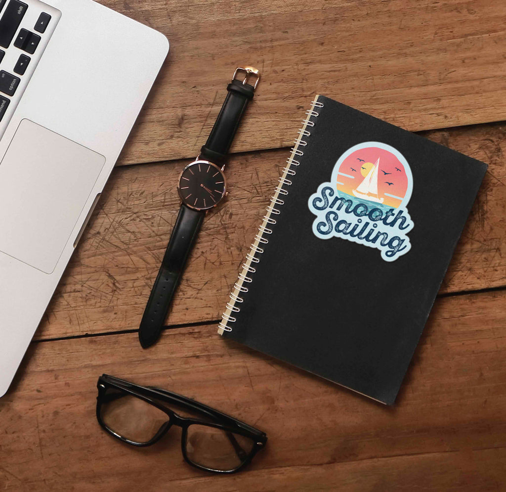 Smooth Sailing Boat Sticker