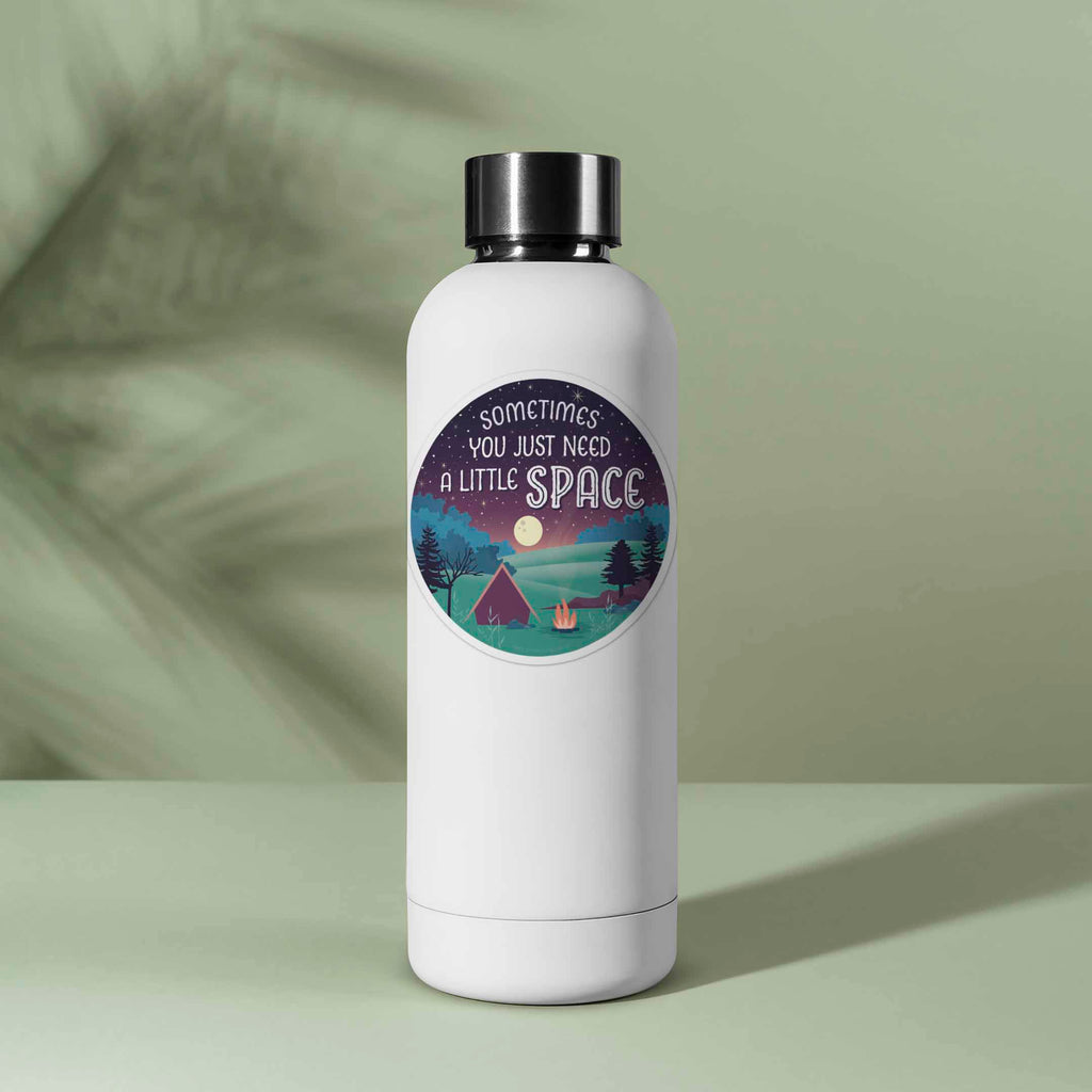 Just Need A Little Space Camping Sticker - Lake