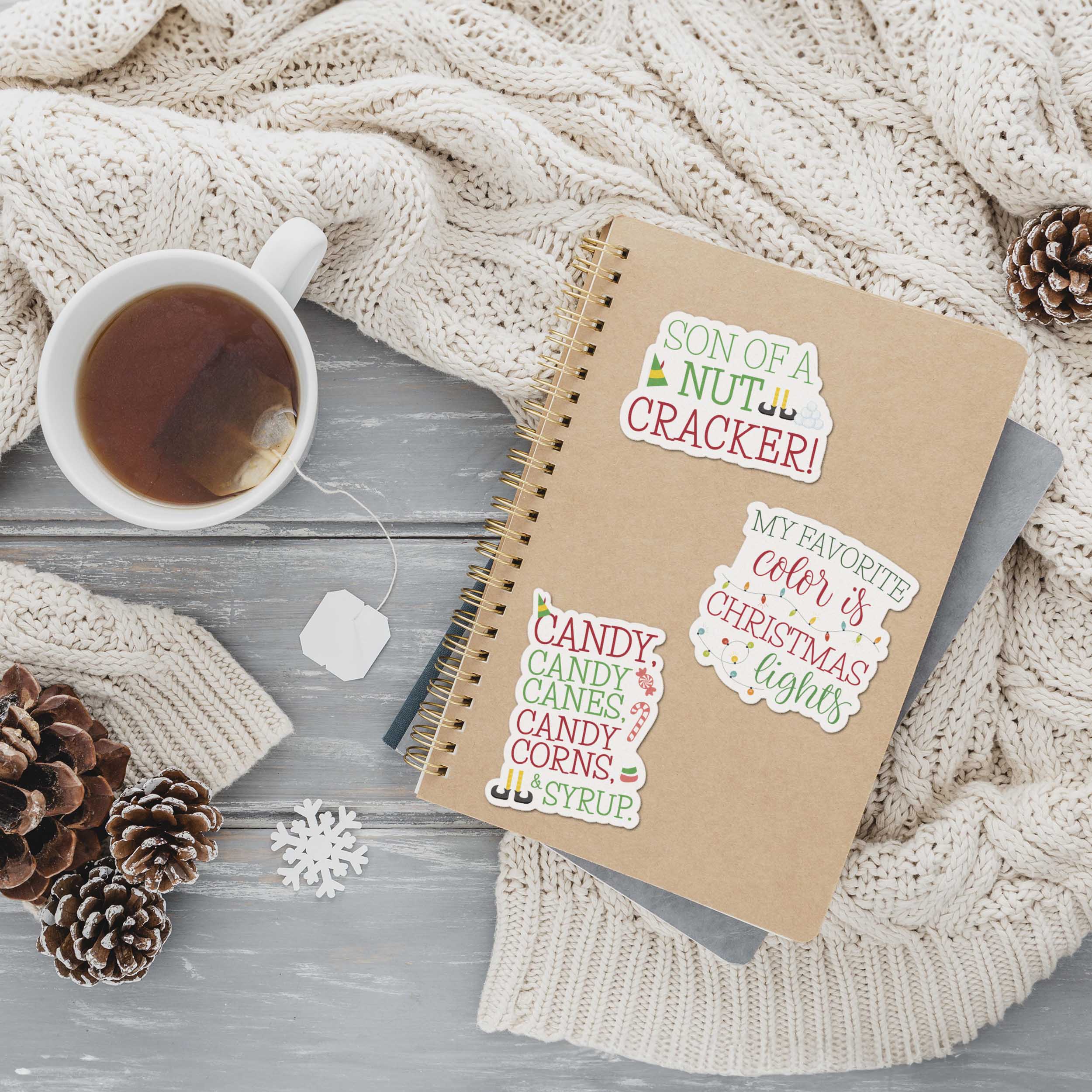 Son of a Nutcracker Christmas Movie Quote Sticker
