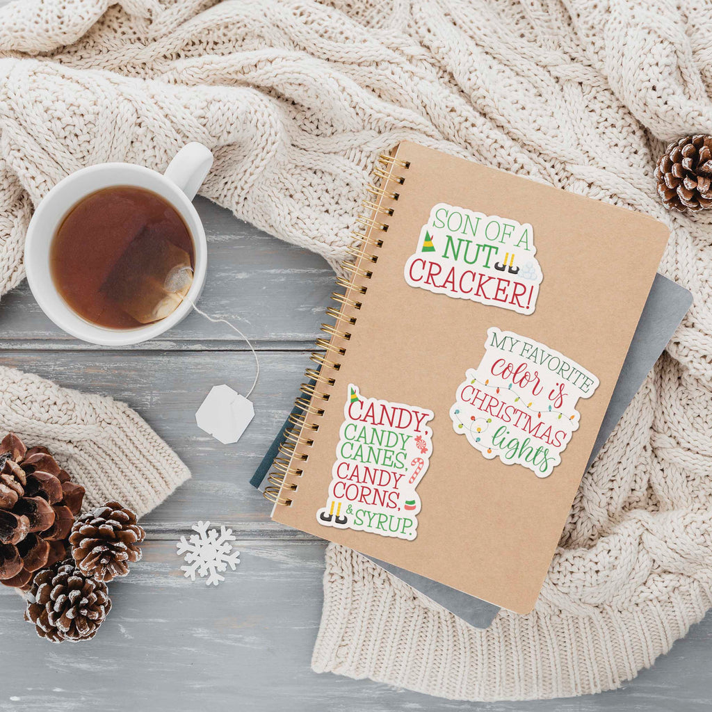 Candy Canes Christmas Movie Quote Sticker