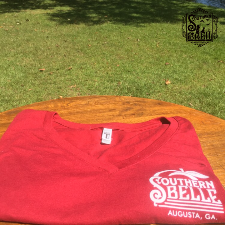 Garnet Southern Belle V-Neck
