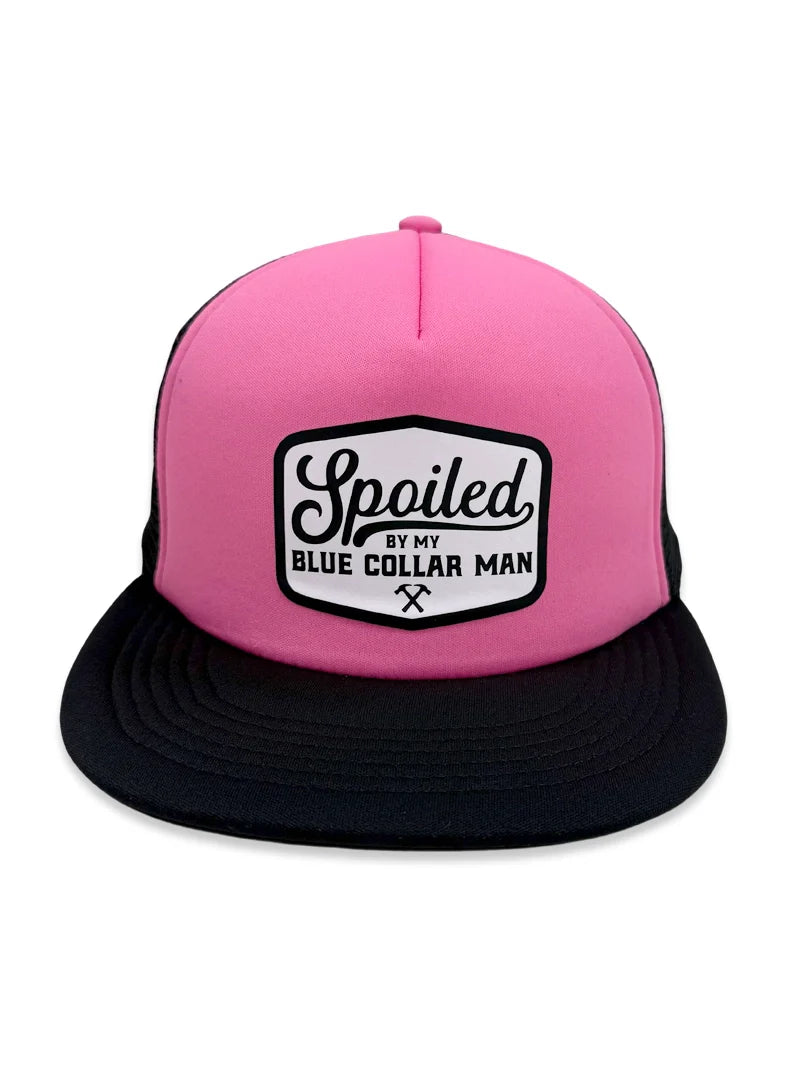 Spoiled By My Blue Collar Man Trucker Hat Collection