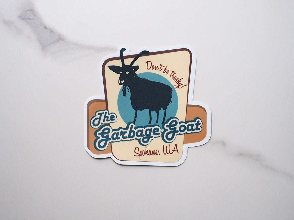 Garbage Goat Spokane Sticker