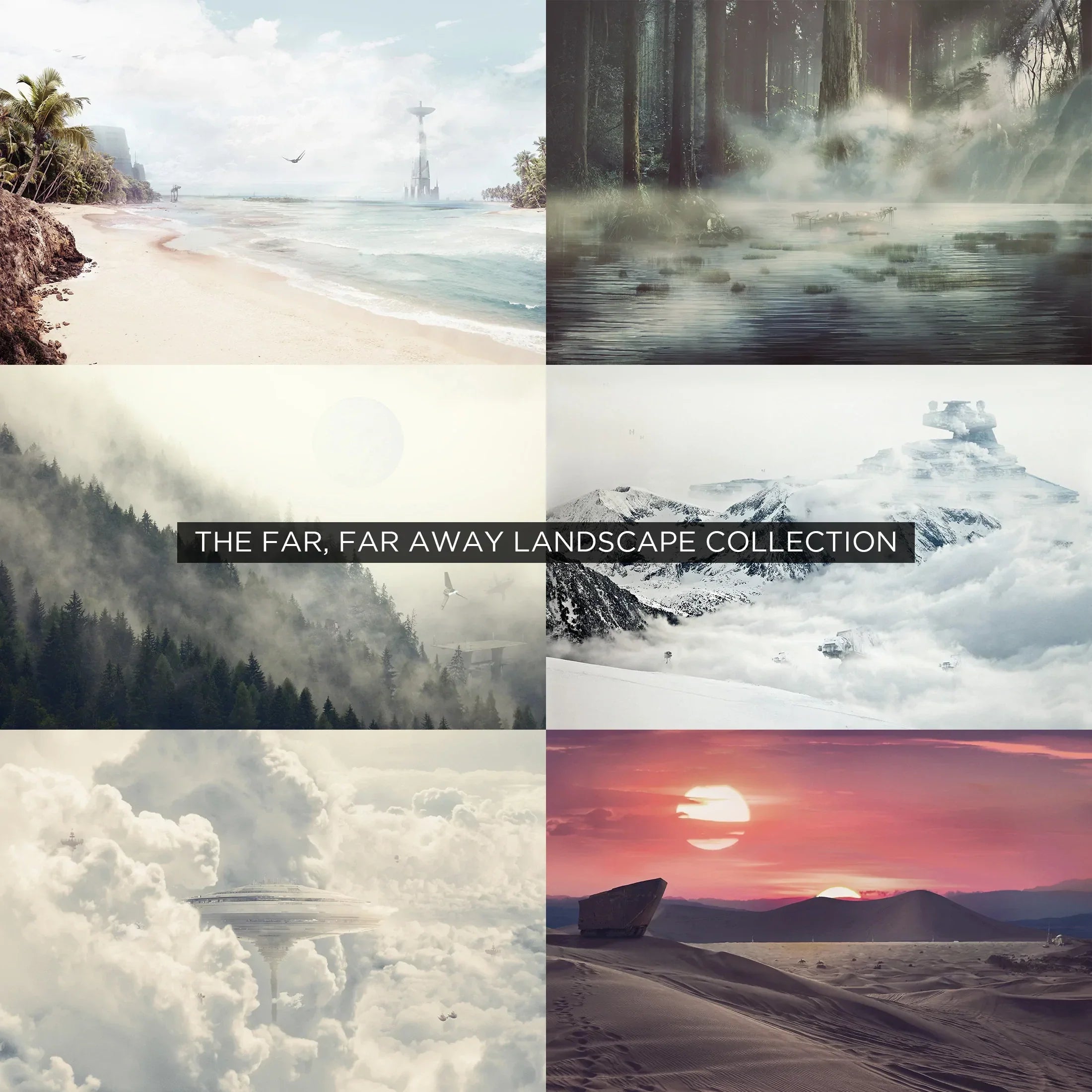 Dagobah Swamp Star Wars Canvas