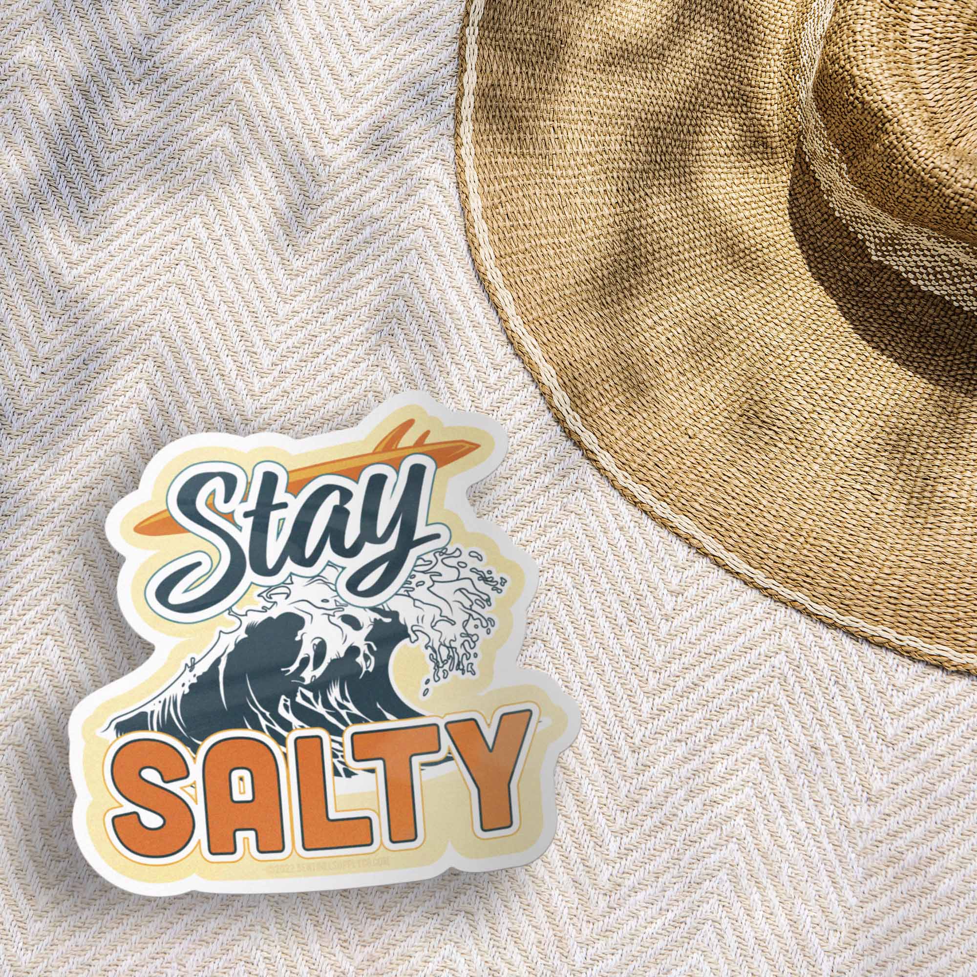 Stay Salty Surfing Sticker