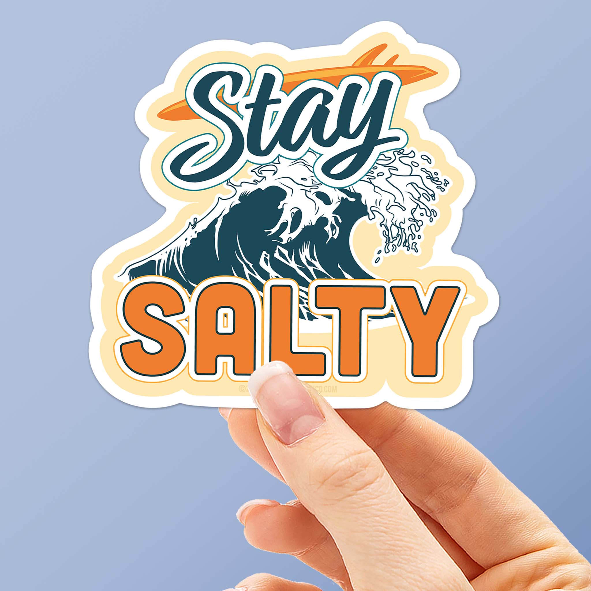 Stay Salty Surfing Sticker