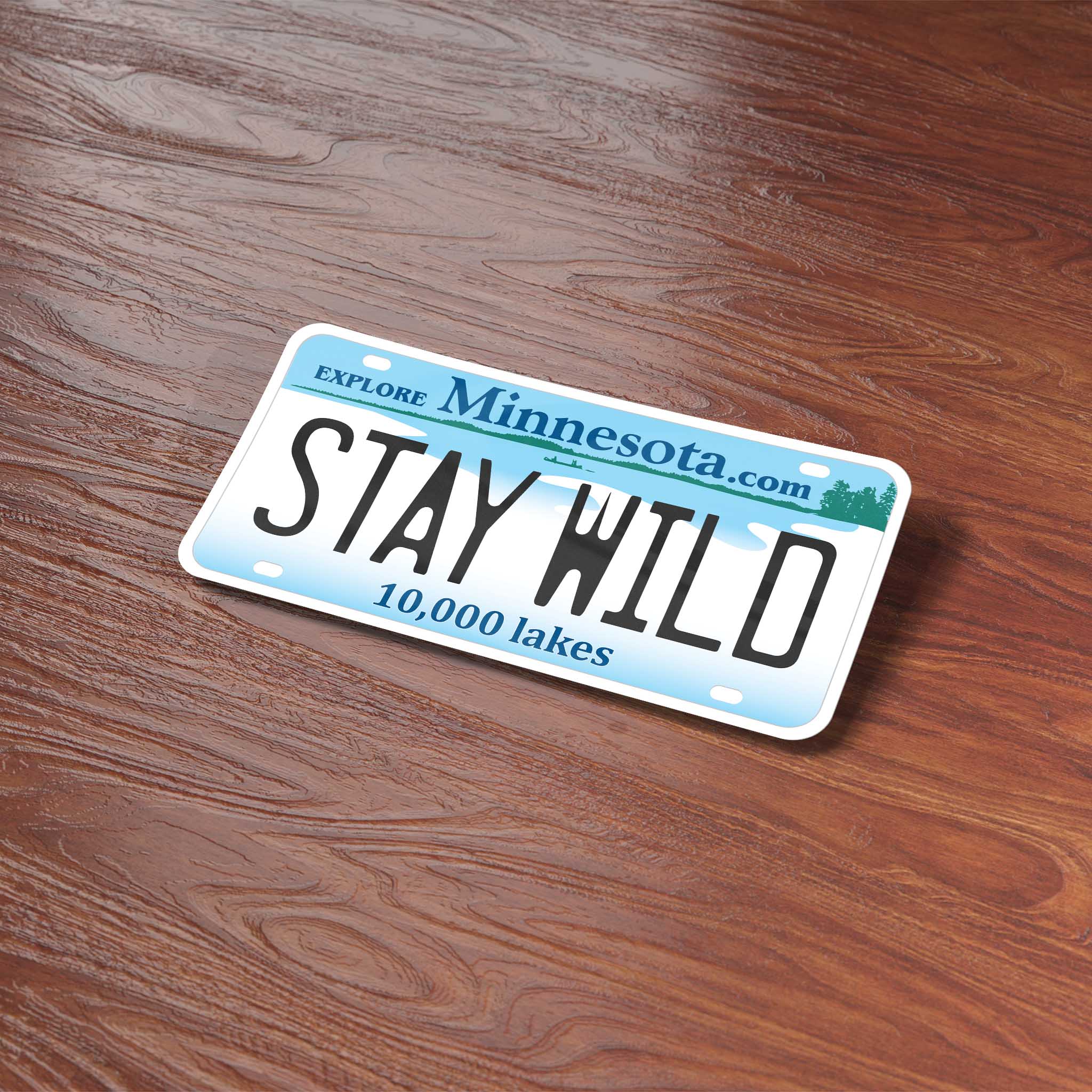 Minnesota License Plate Stickers - Choose Your MN City or Saying Decals