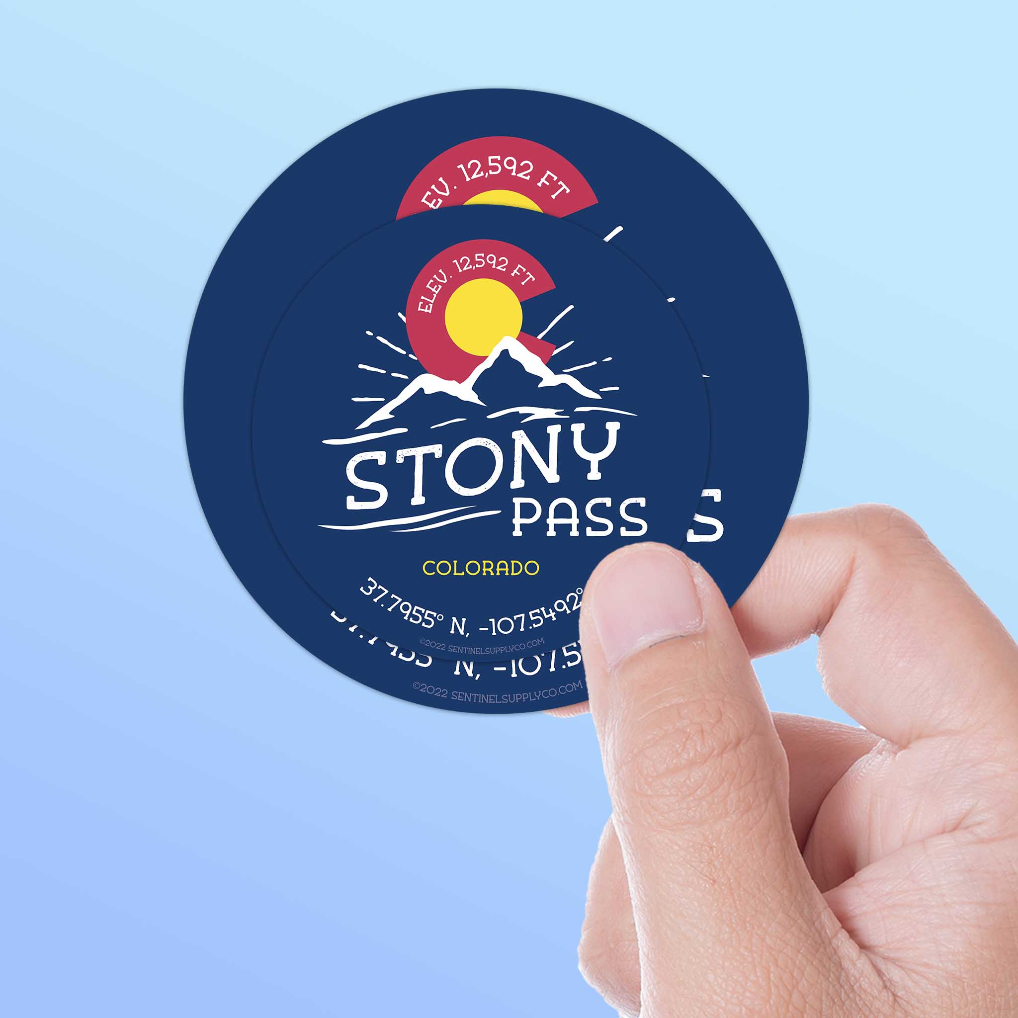 Stony Pass Colorado Stickers