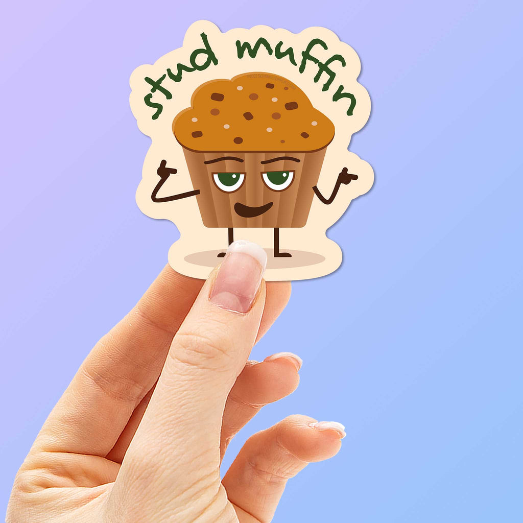 Stud Muffin Sticker