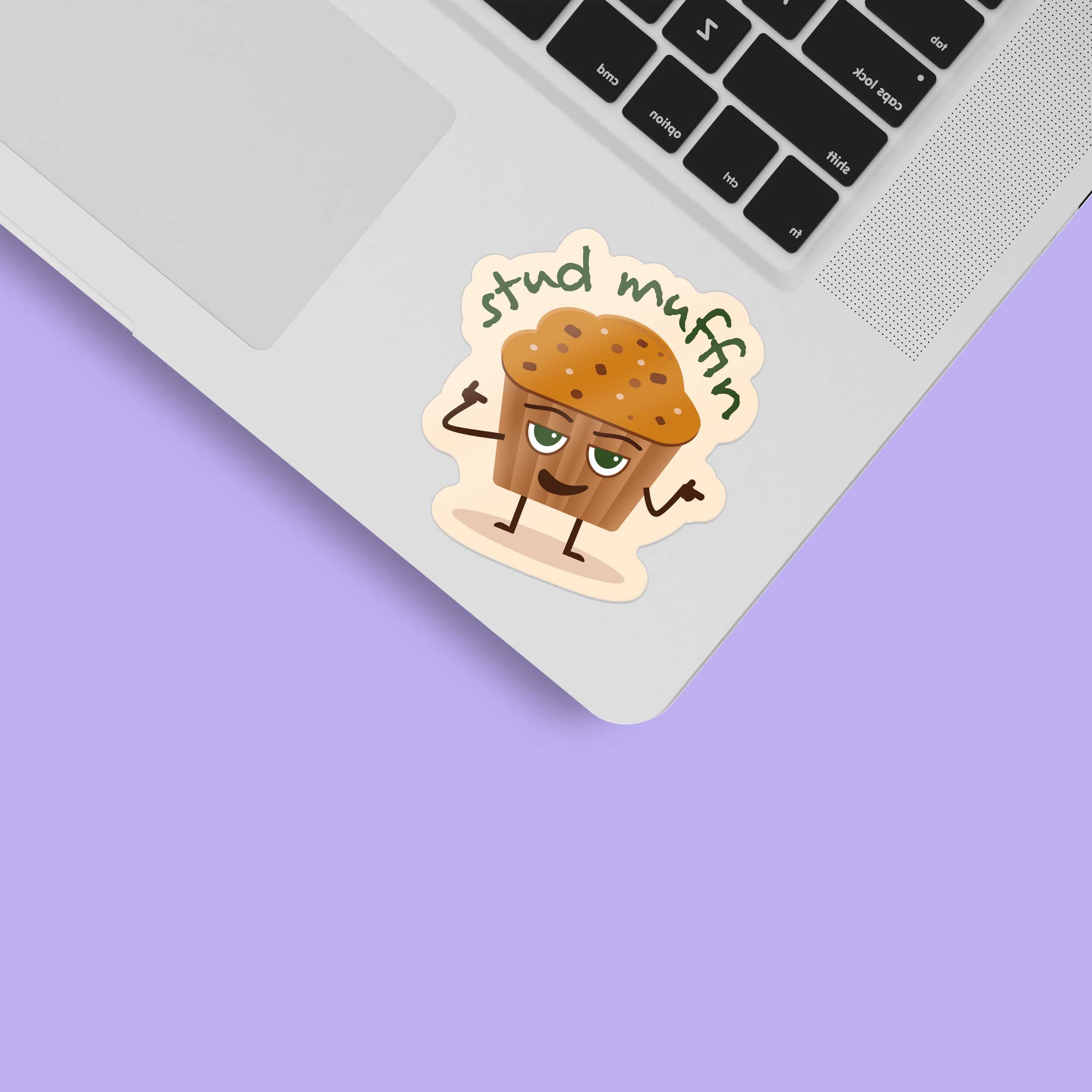 Stud Muffin Sticker