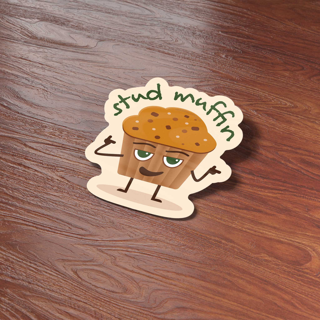 Stud Muffin Sticker