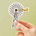 Sunflower Windmill Sticker