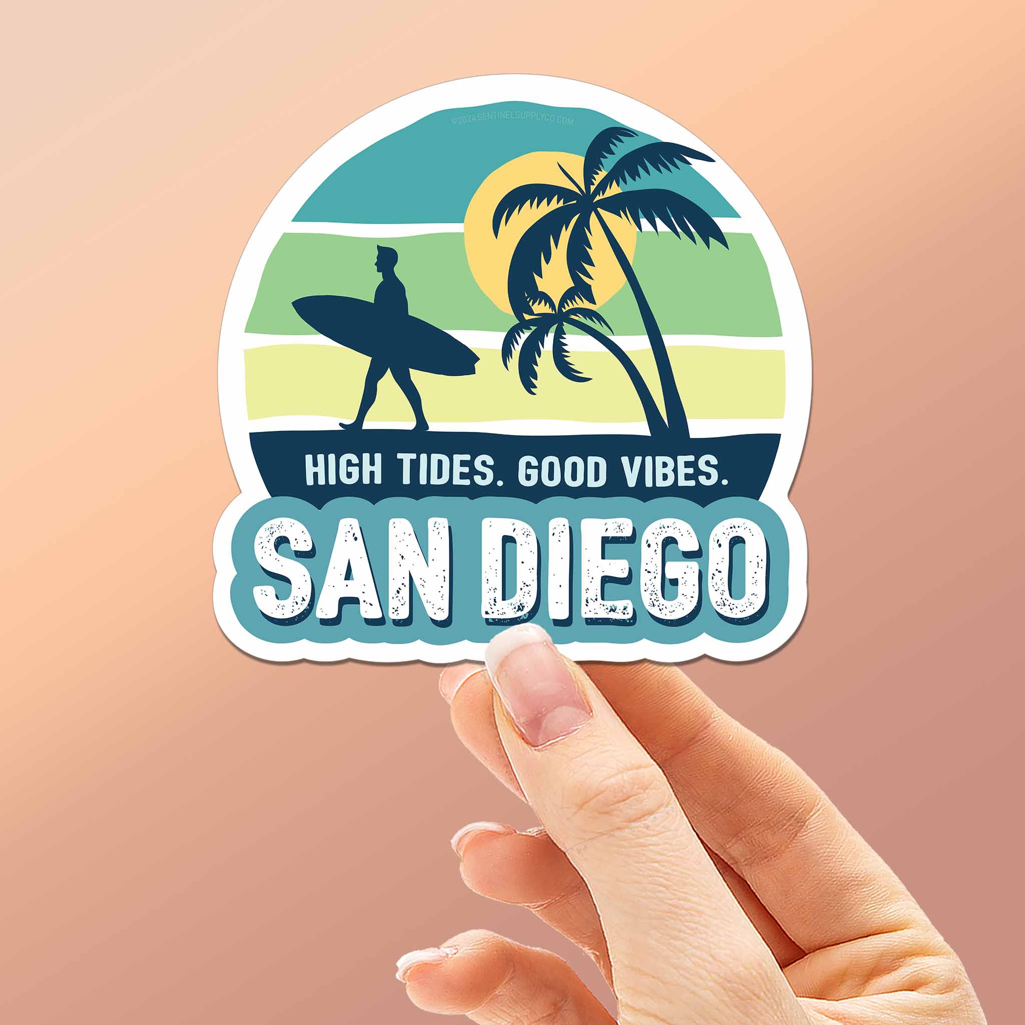 Surf San Diego Sticker