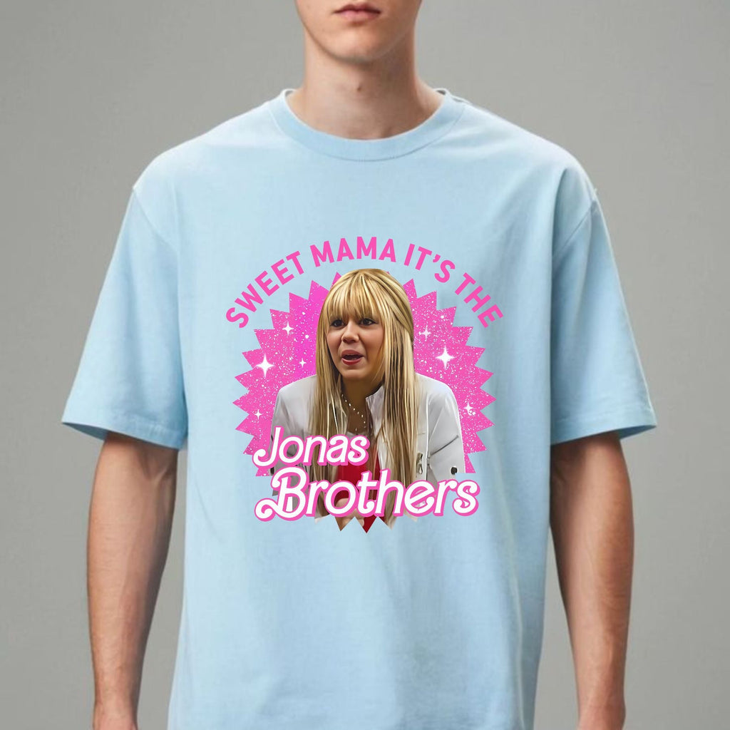 "Sweet Mama It's The Jonas Brothers" 2005 T-Shirt - Vintage Pop Fan Apparel, Nostalgic Band Tee