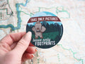 Take Only Pictures Sasquatch Sticker