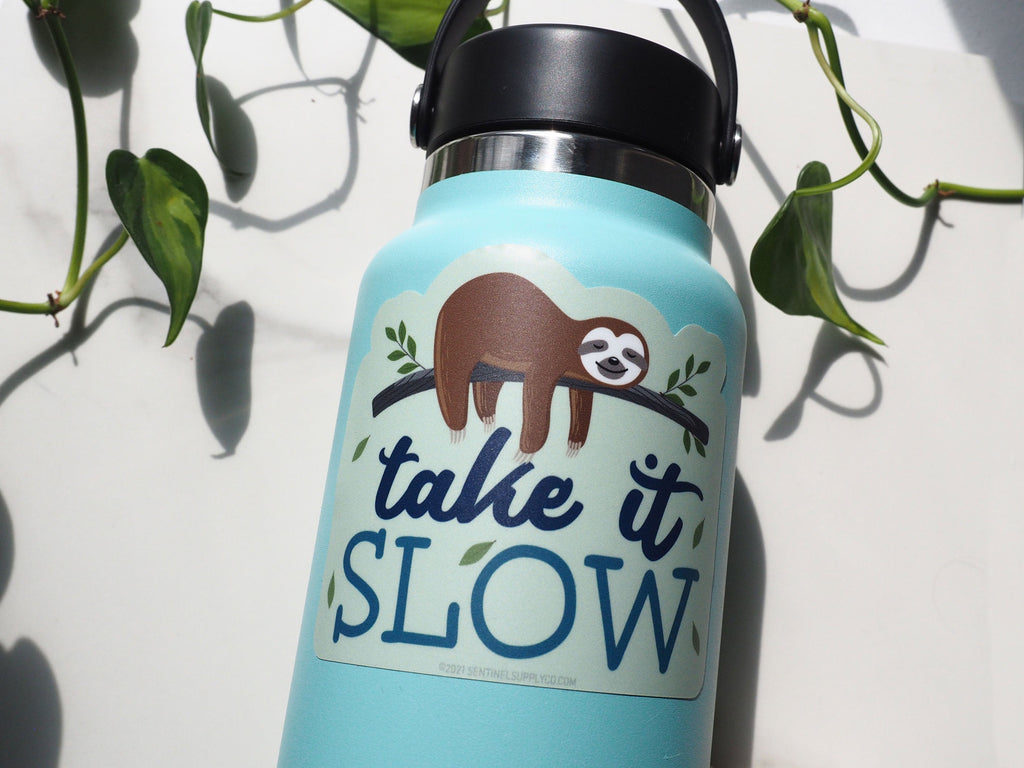 Take It Slow Sloth Sticker