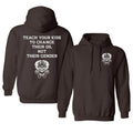Teach Your Kids To Change Their Oil Not Their Gender Hoodie – Bold Statement Graphic Unisex Cotton Blend Pullover