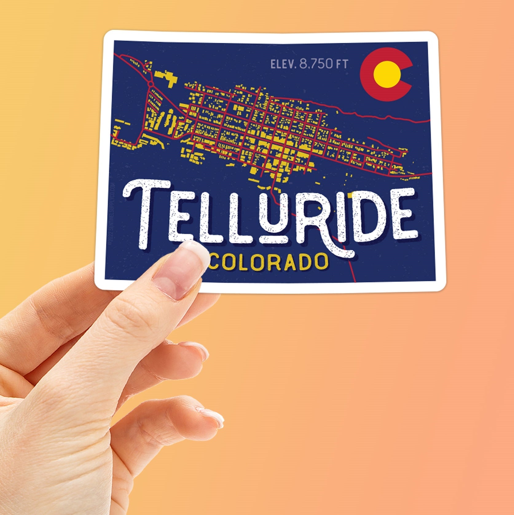 Telluride Colorado Bumper Sticker
