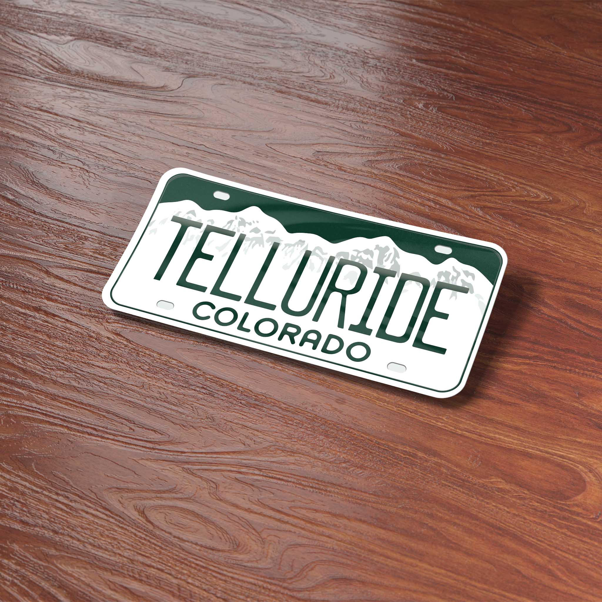 Colorado License Plate Stickers - Choose Your CO City or National Park Decal