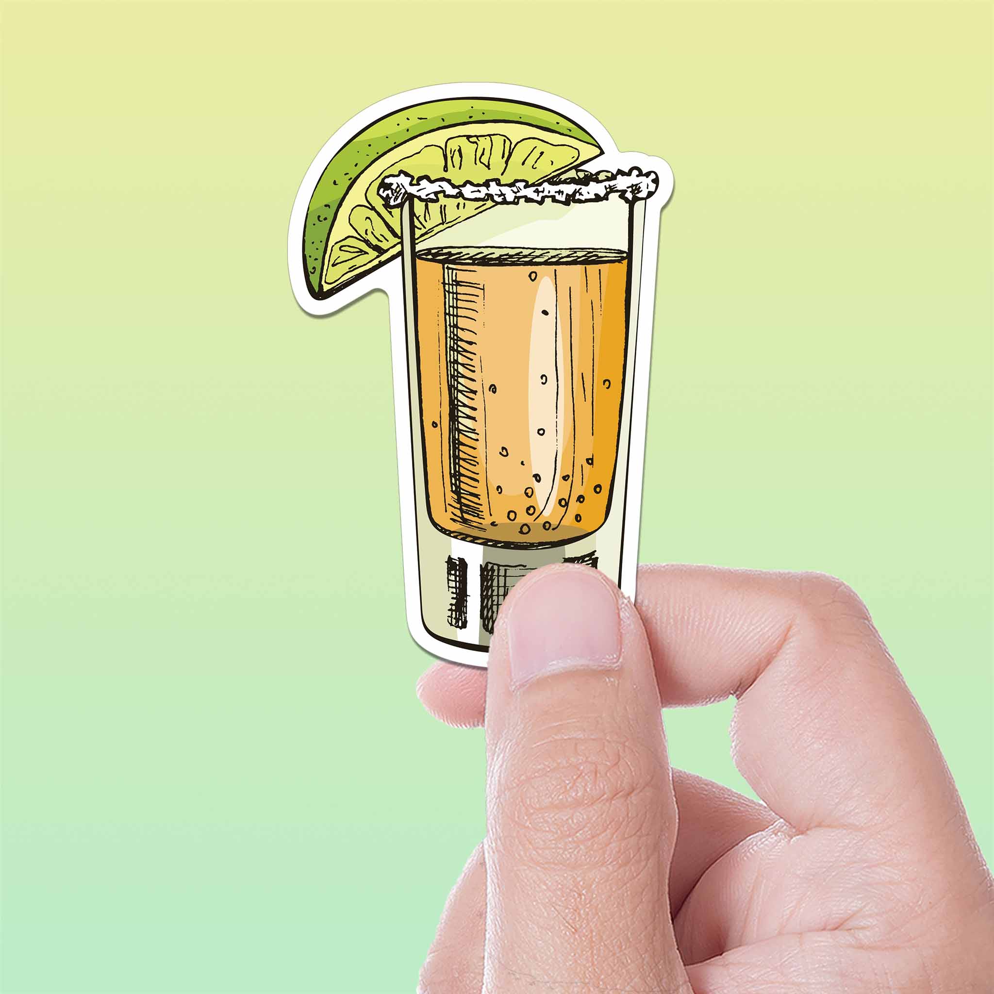 Lime & Tequila Sticker - Mini