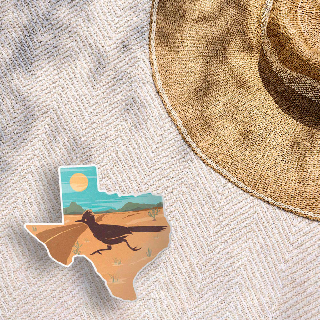 Texas Desert Roadrunner Sticker