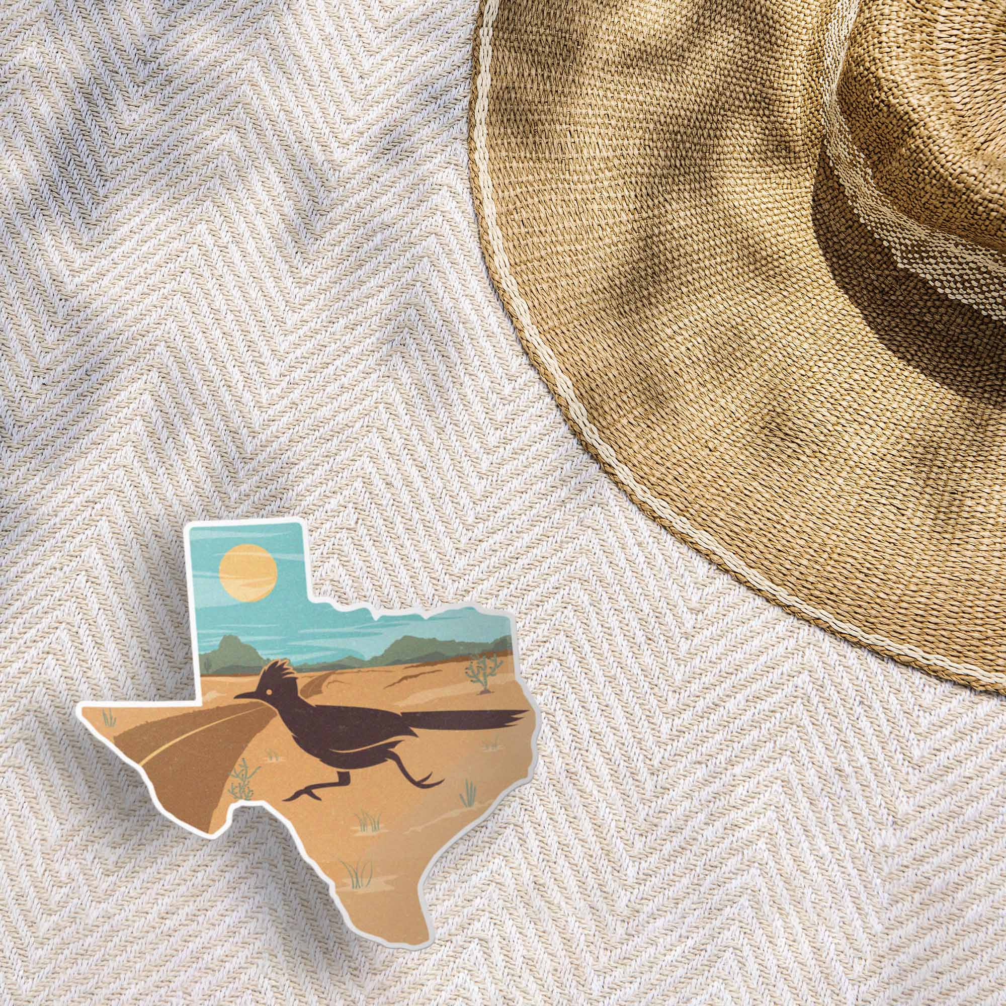 Texas Desert Roadrunner Sticker