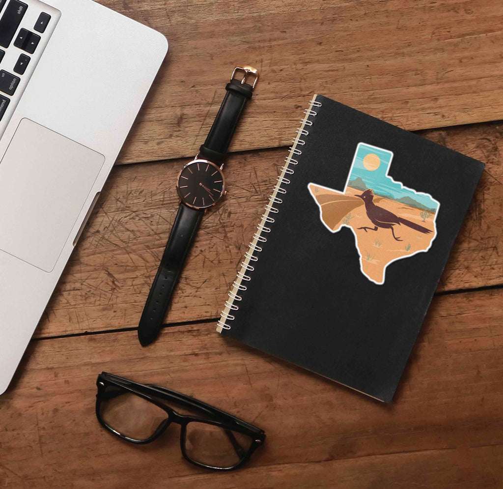 Texas Desert Roadrunner Sticker