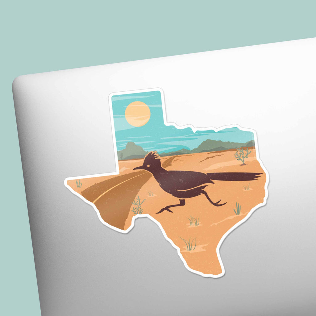 Texas Desert Roadrunner Sticker