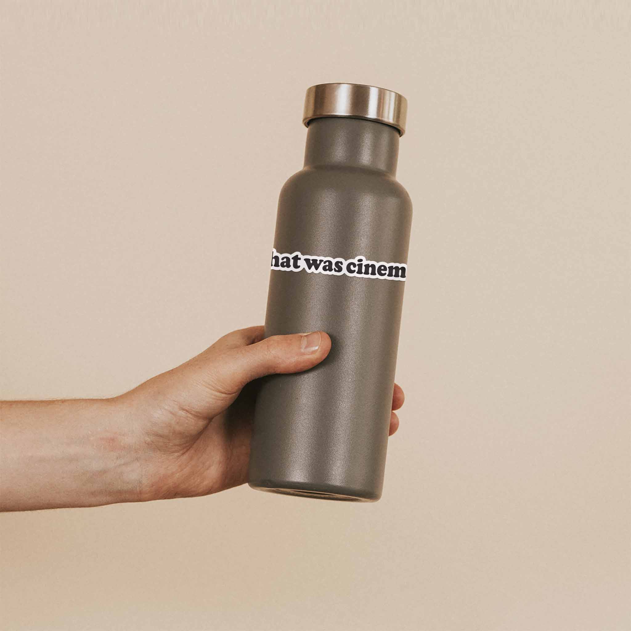 That Was Cinema Sticker - Funny Pop Culture Decal for Water Bottle