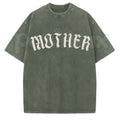 The Matriarch: Mother Gothic Washed Tee – Dark Mystic Graphic Shirt, Vintage Distressed Heavy Cotton Top