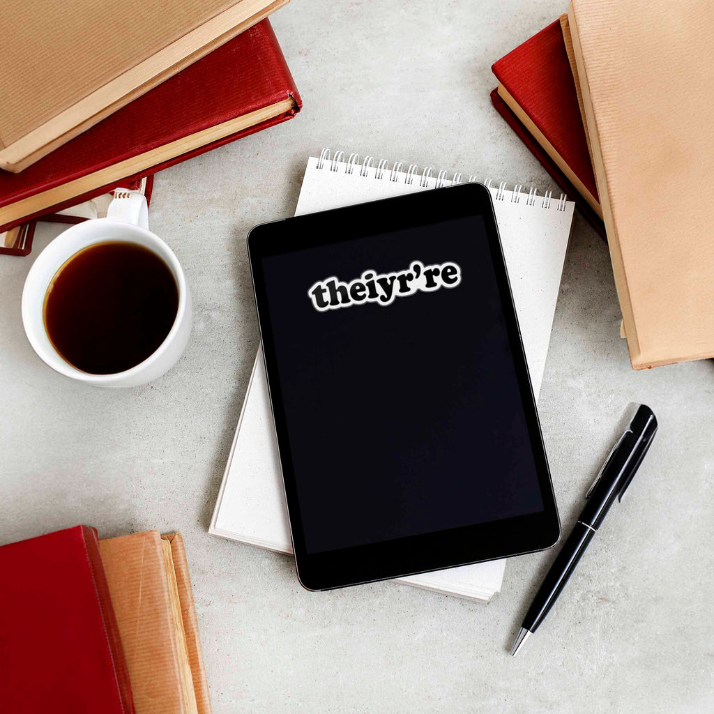 Theiyr're Sticker - Funny Misspelling Decal for Water Bottle