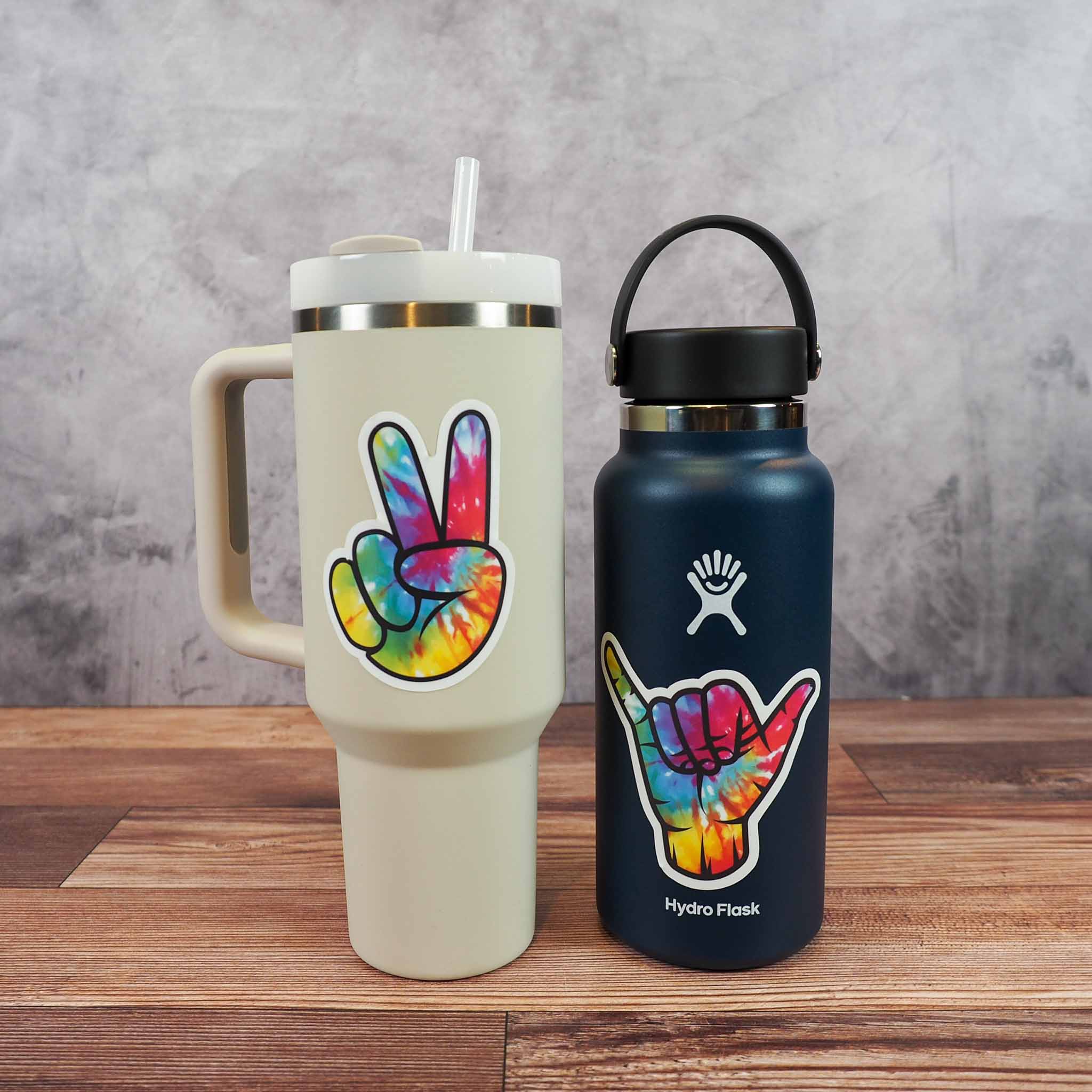Tie Dye Shaka Sign Sticker