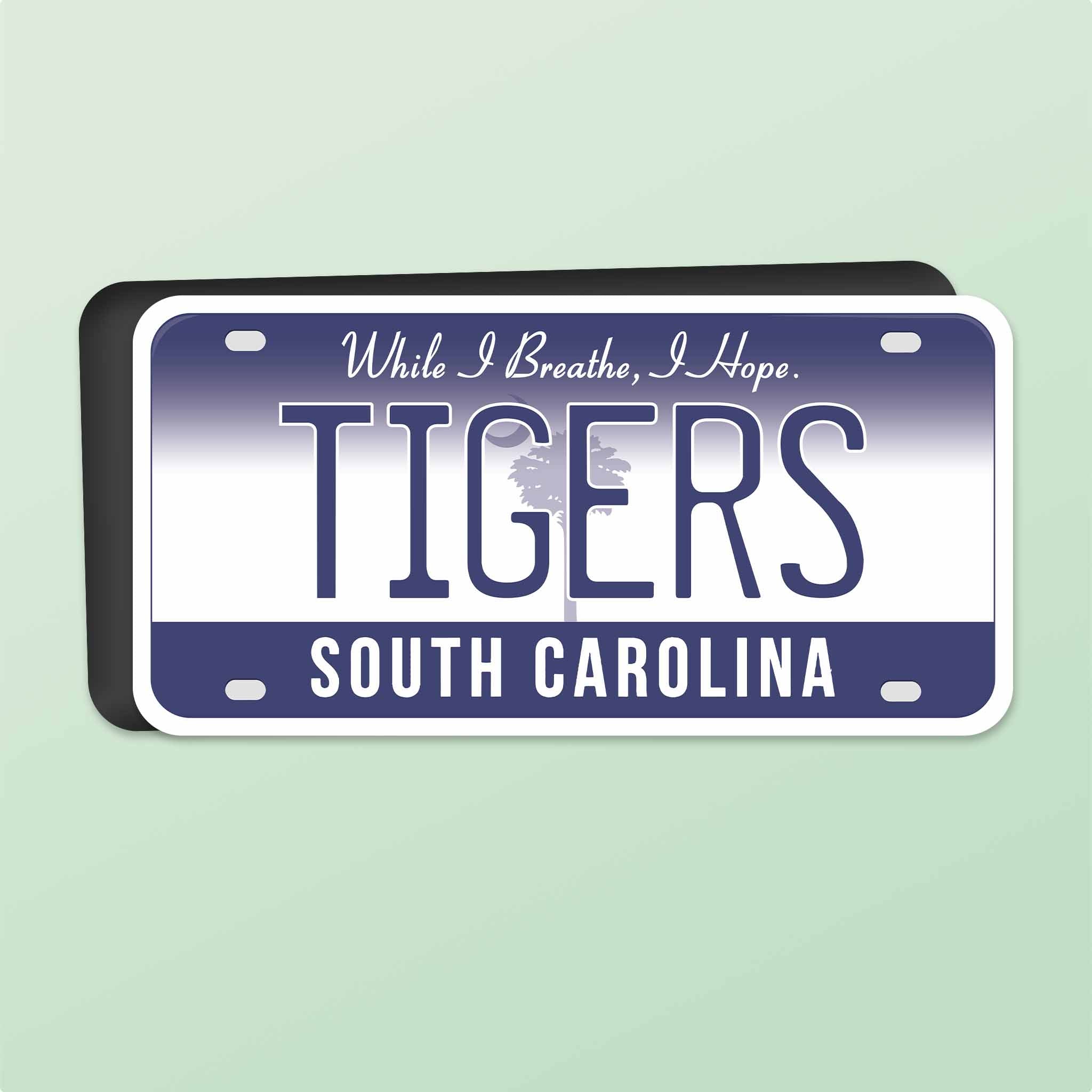 Tigers South Carolina Car Magnet - Flexible SC Fridge Magnet