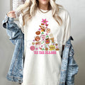 "Tis The Season Mexican Christmas Tree T-Shirt" - Tamales Pan Dulce Holiday Tee, Festive Latinx Christmas Apparel, Unique Foodie Xmas Gift