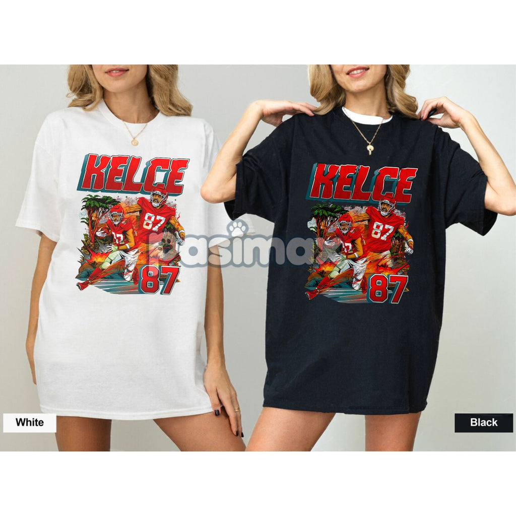 Travis Kelce Kansas City Chiefs Graphic T-Shirt - NFL Football Fan Apparel, Team Tee
