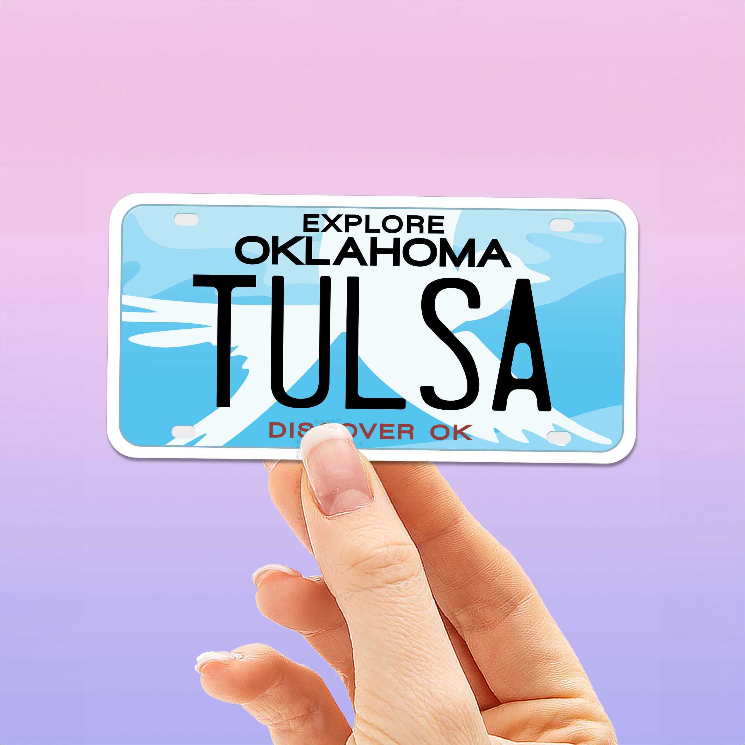 Oklahoma License Plate Stickers - Choose Your OK City