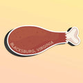 Turkey Leg Blacksburg Virginia Car Magnet - Flexible VA Fridge Magnet