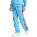 adidas Men's 3 Stripes Essentials Open Hem Track Pants - SEMI BLUE BURST/CHARCOAL