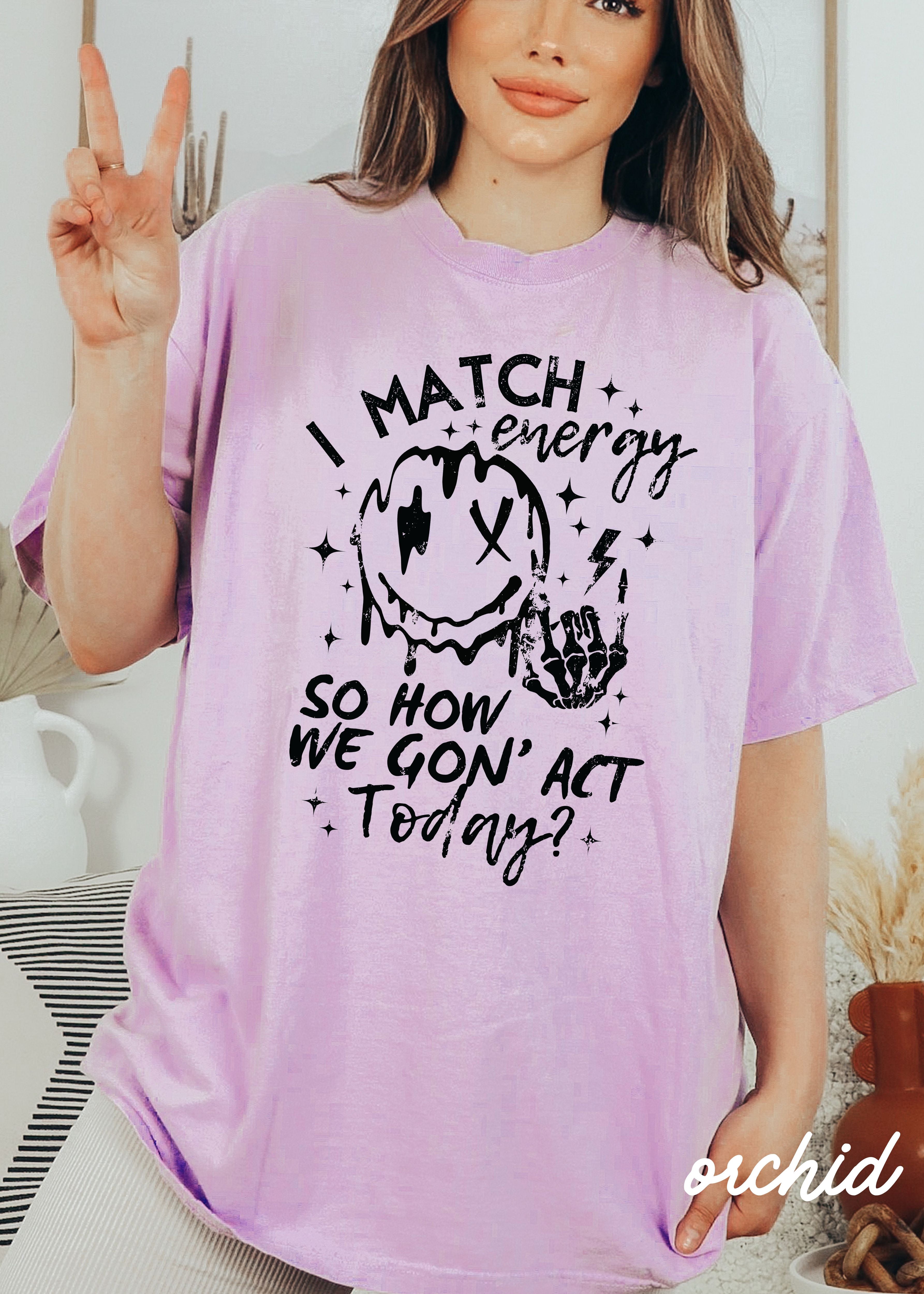 PRE-ORDER: I Match Energy Tee *8 Colors (S-3X)