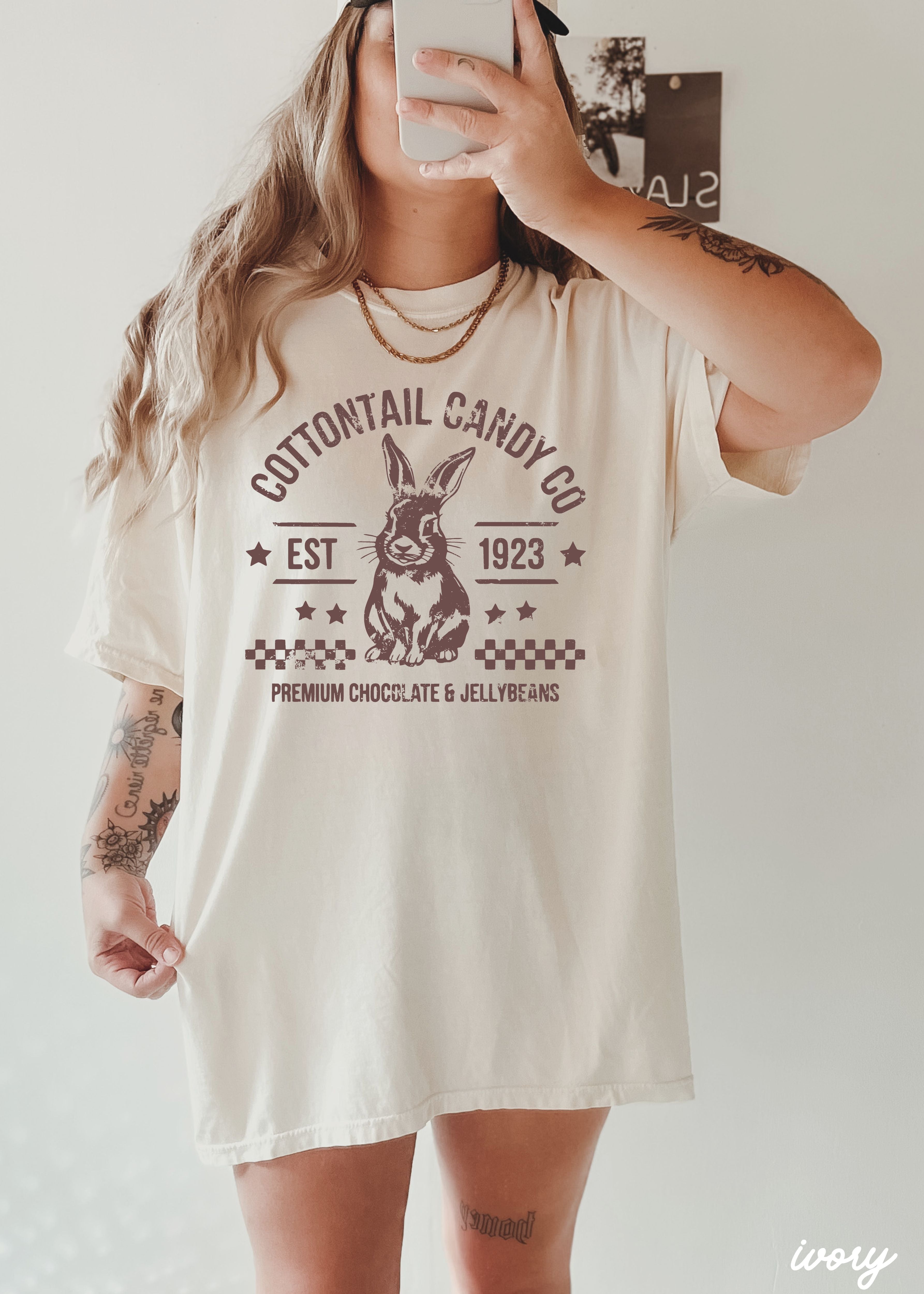 Cottontail Candy Co Comfort Colors Tee *14 Colors (S-3X)