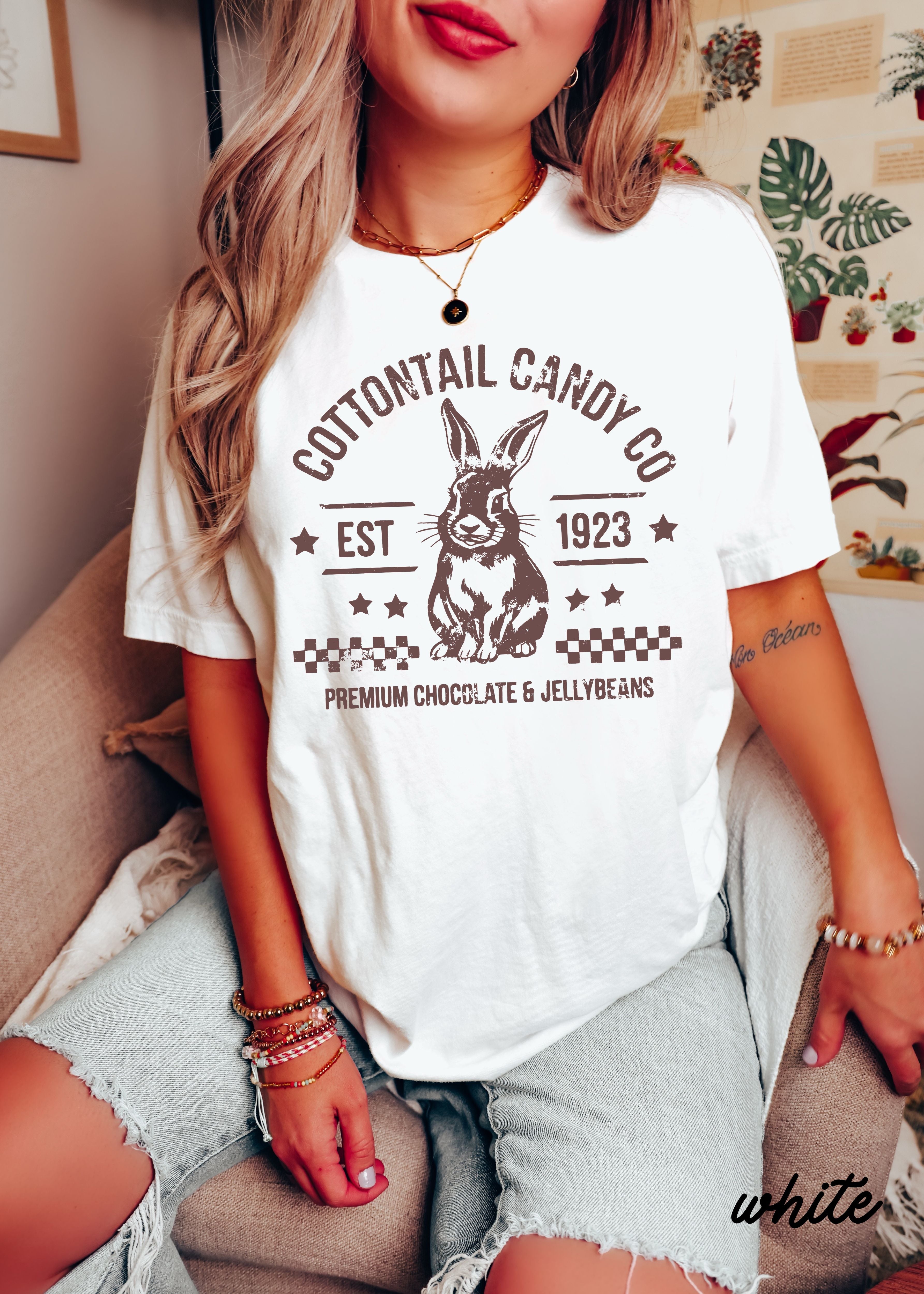 Cottontail Candy Co Comfort Colors Tee *14 Colors (S-3X)
