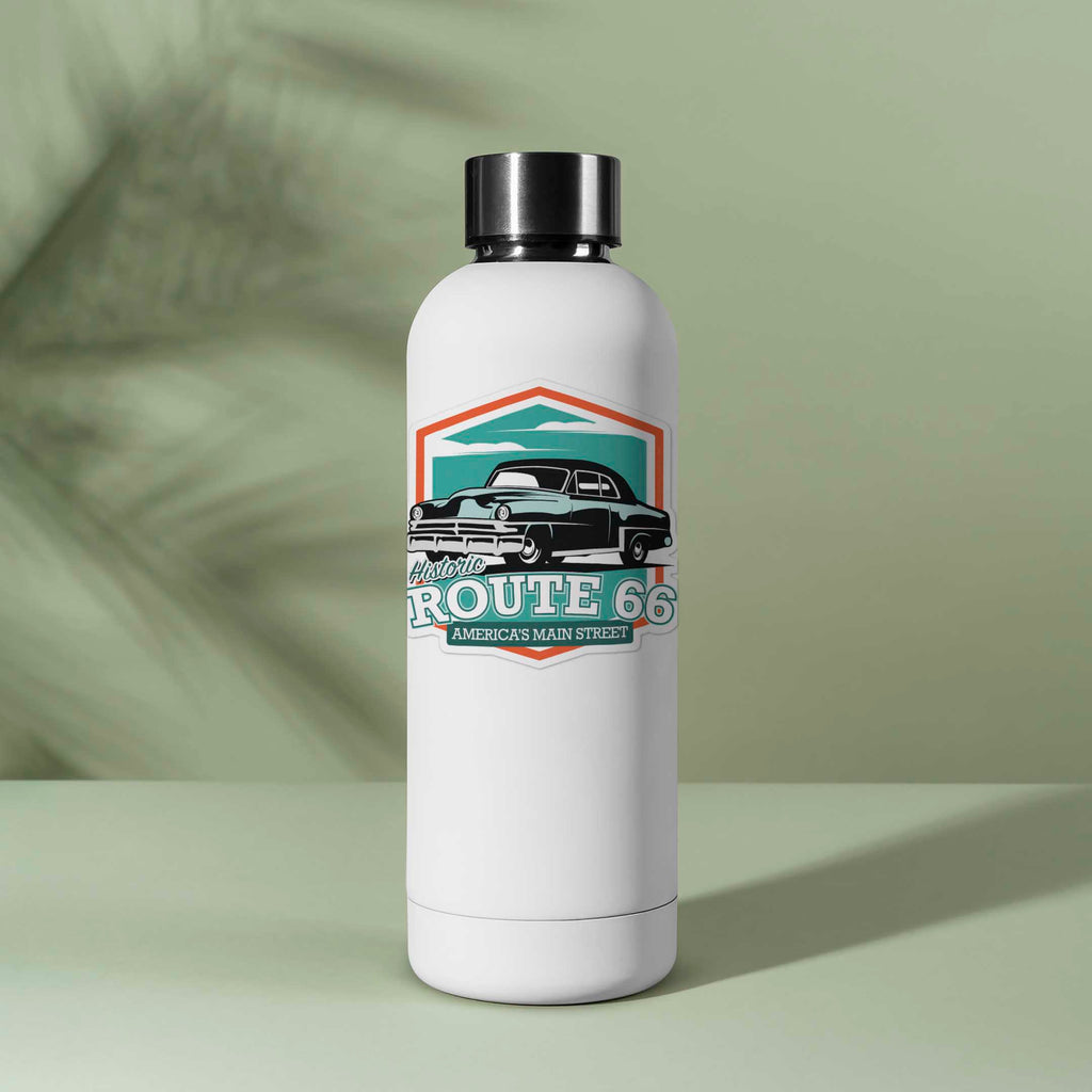 Classic Car Route 66 Sticker