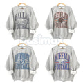 Vintage All Team Football ASH GREY Crewneck Sweatshirt – Retro Collegiate Sports Fan Gear