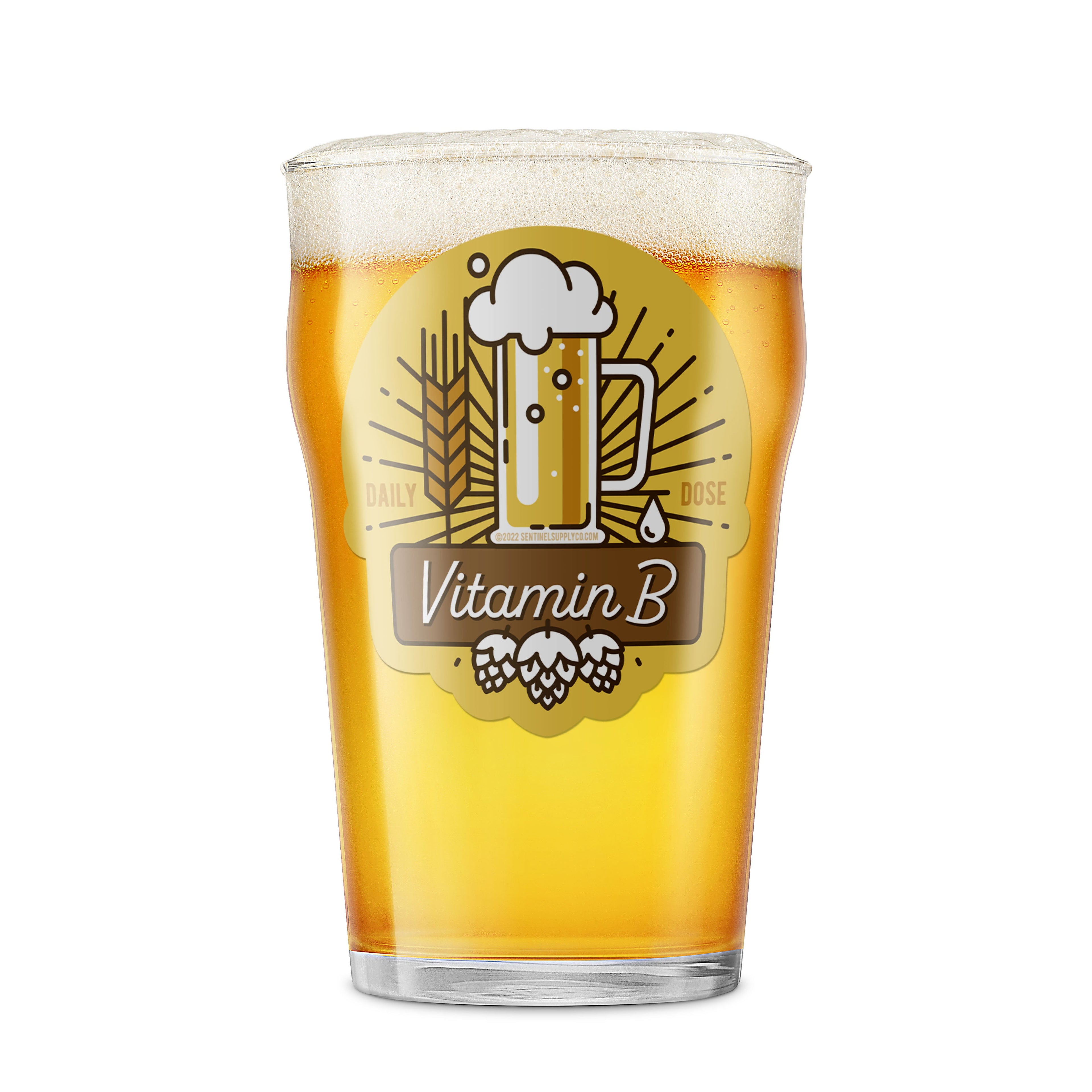 Vitamin B Beer Sticker