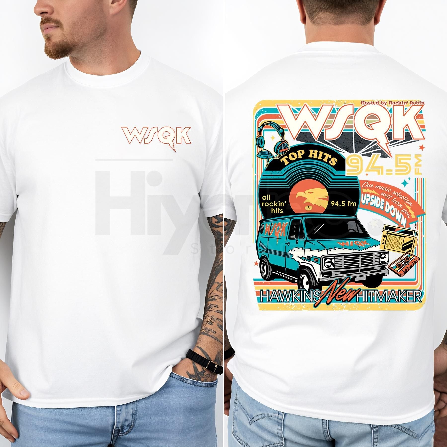 WSQK Hawkins Hellfire Club Tee – Funny Valentine Gift for Couples & Fans