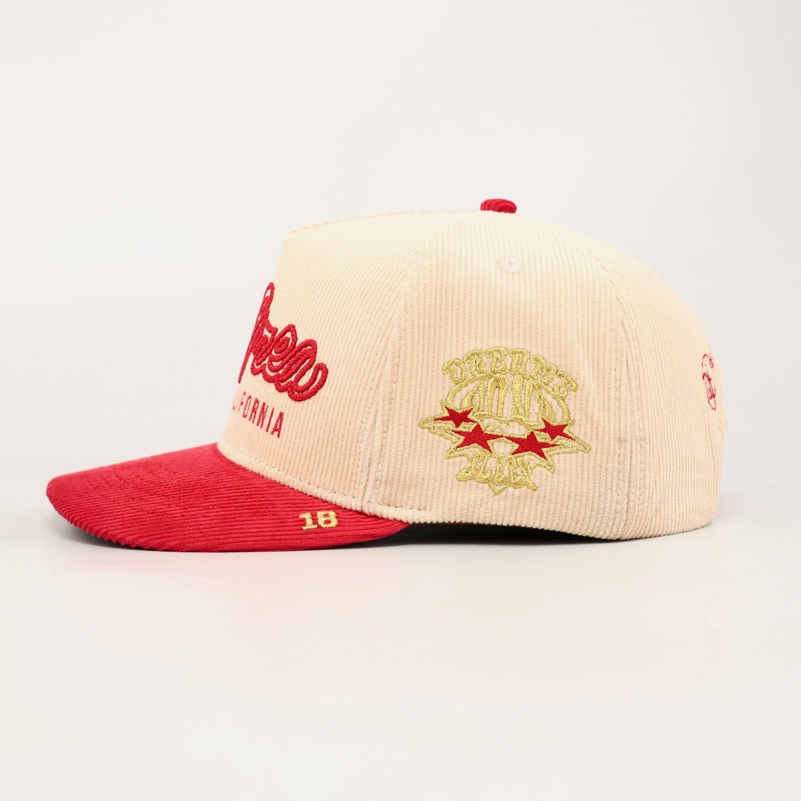 OG BA: From the Bay to the World Snapback (Cream/Red)