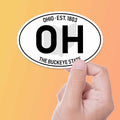 Ohio Classic White Oval Bumper Sticker