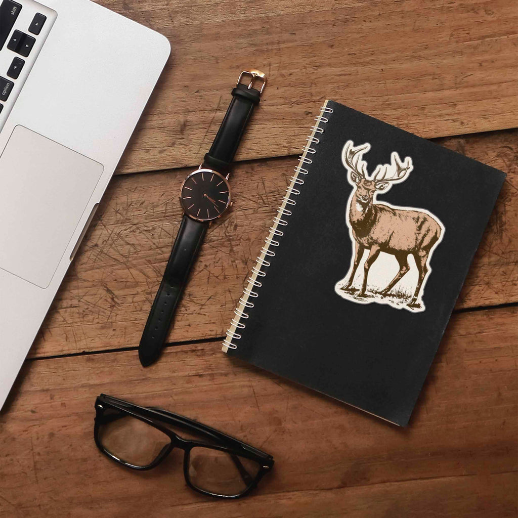 White Tail Deer Sticker - Cool Nature Decal